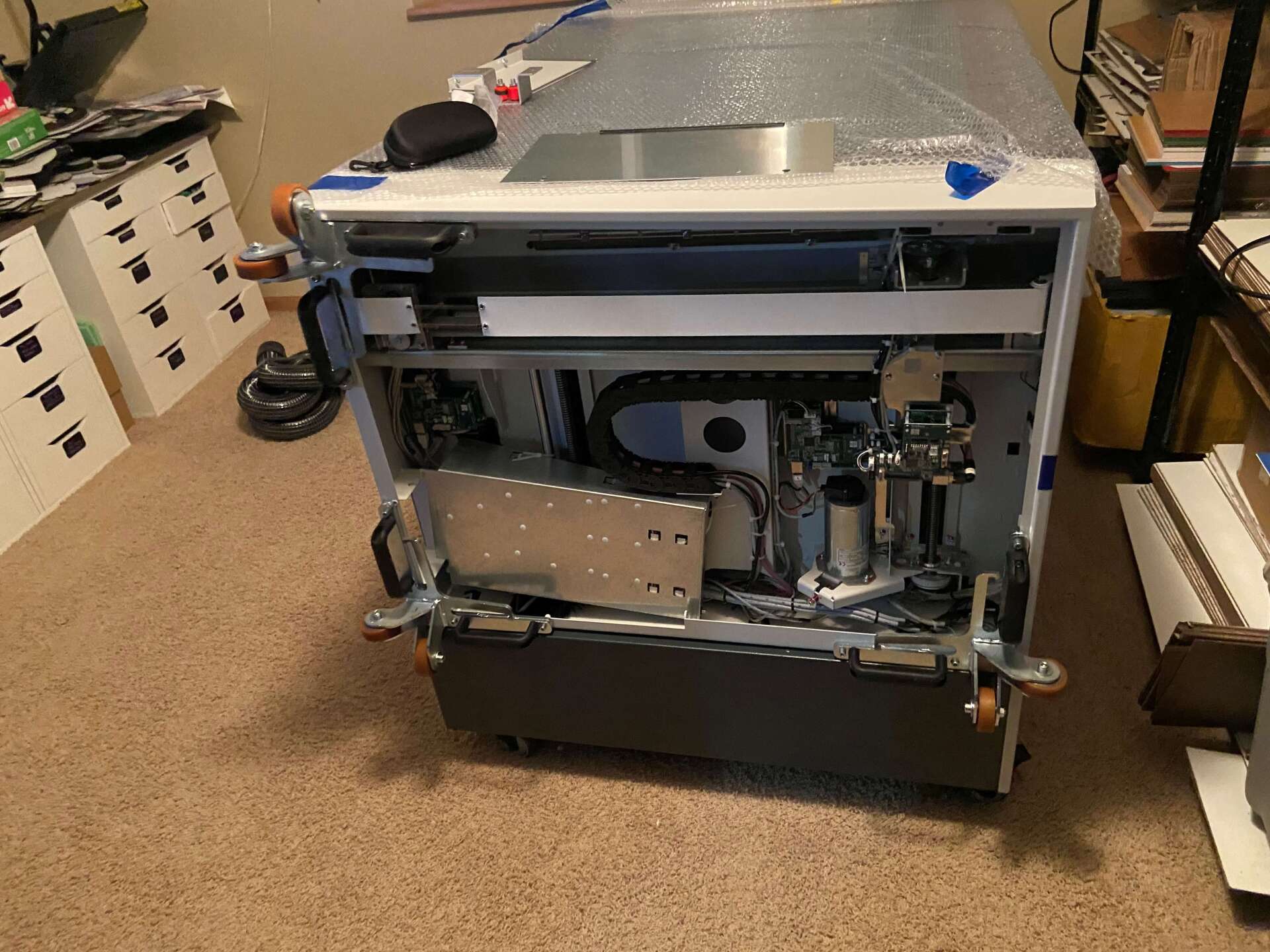 Inside of Laser Cutter — Omaha, NE — Elite Movers