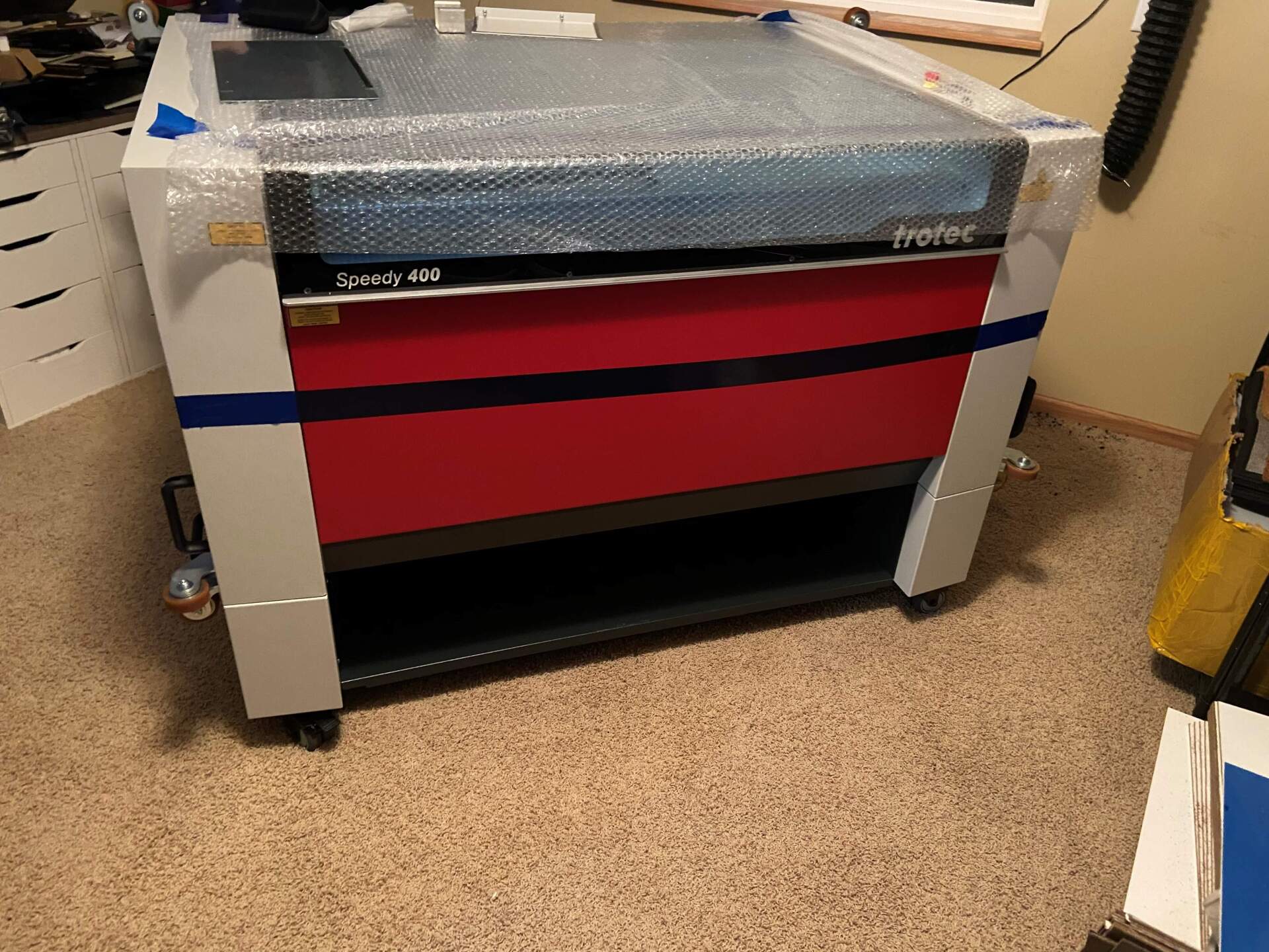 Front Side of the Laser Cutter — Omaha, NE — Elite Movers