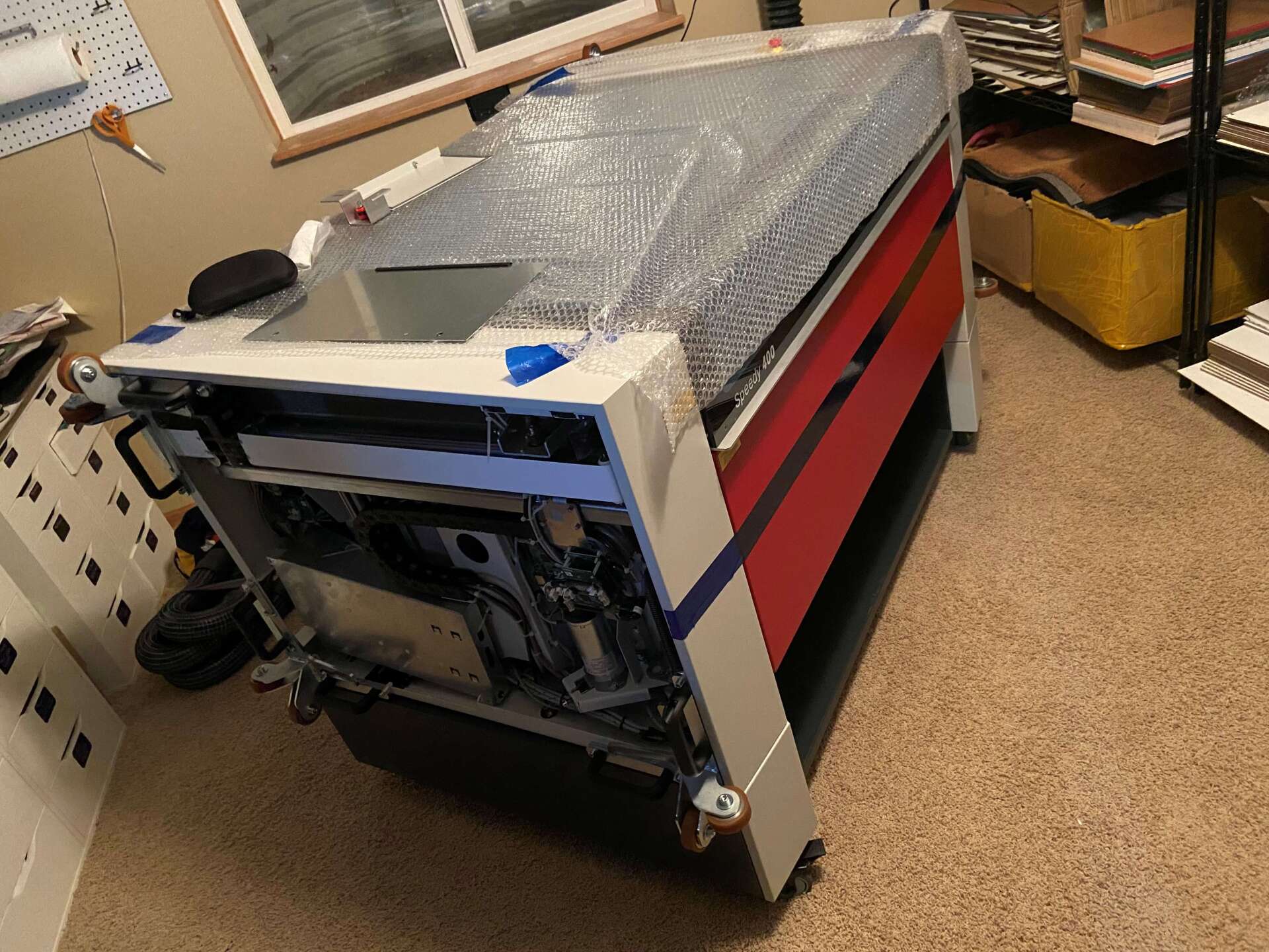 Left Side of Laser Cutter — Omaha, NE — Elite Movers
