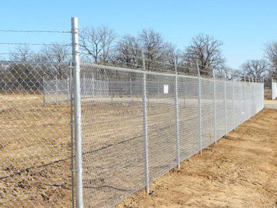Vinyl Coated Chain Link Fence — Aledo, TX — Parker County Fence