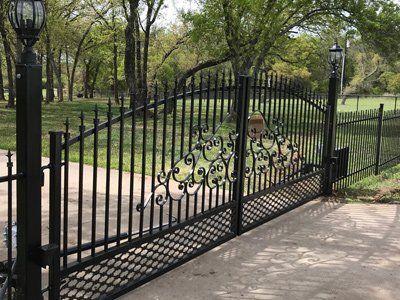 Wrought Iron Fence — Aledo, TX — Parker County Fence