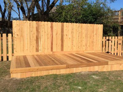 Customized Wood Fence — Aledo, TX — Parker County Fence