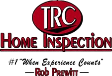 TRC Home Inspection logo in red and black with slogan &ldquo;When Experience Counts&rdquo; by Rob Previtt