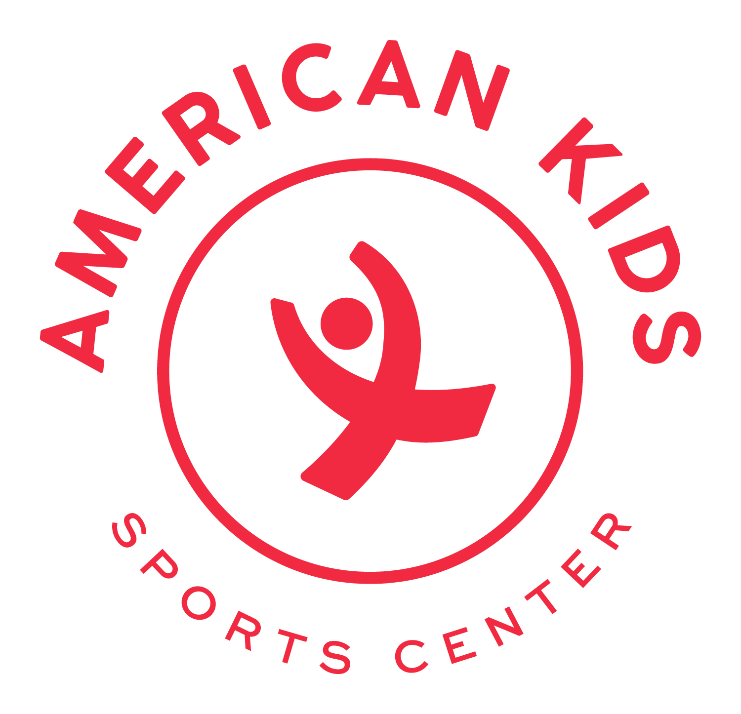 The logo for the american kids sports center