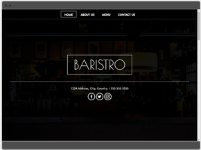 bristo web design sample