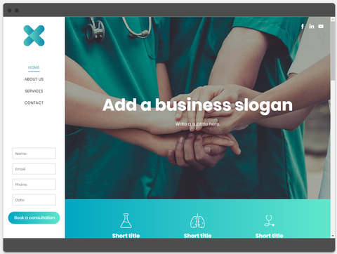 general clinic website template