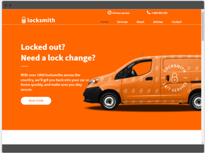 locksmith web design sample