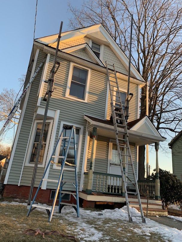 new siding installation