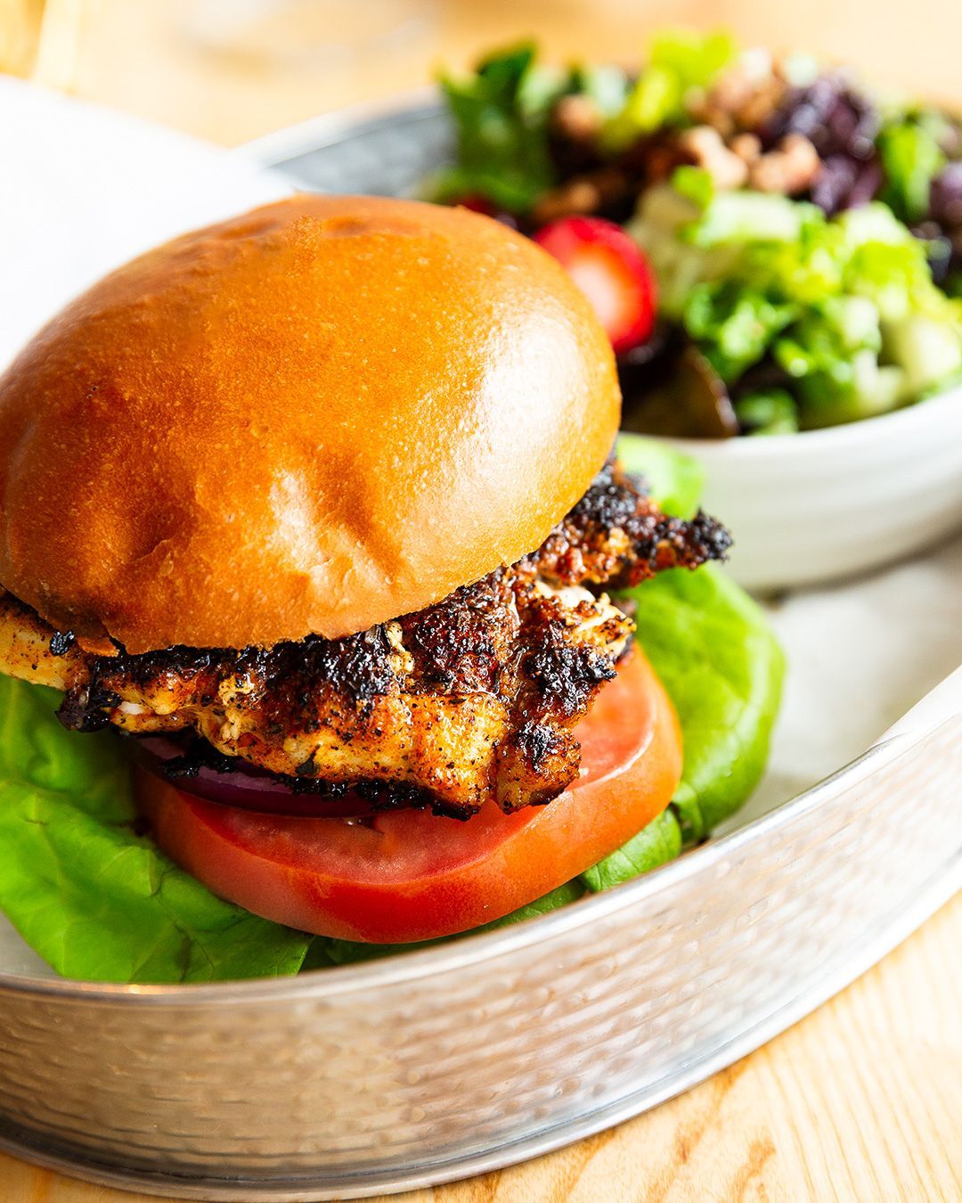 blacked group sandwich