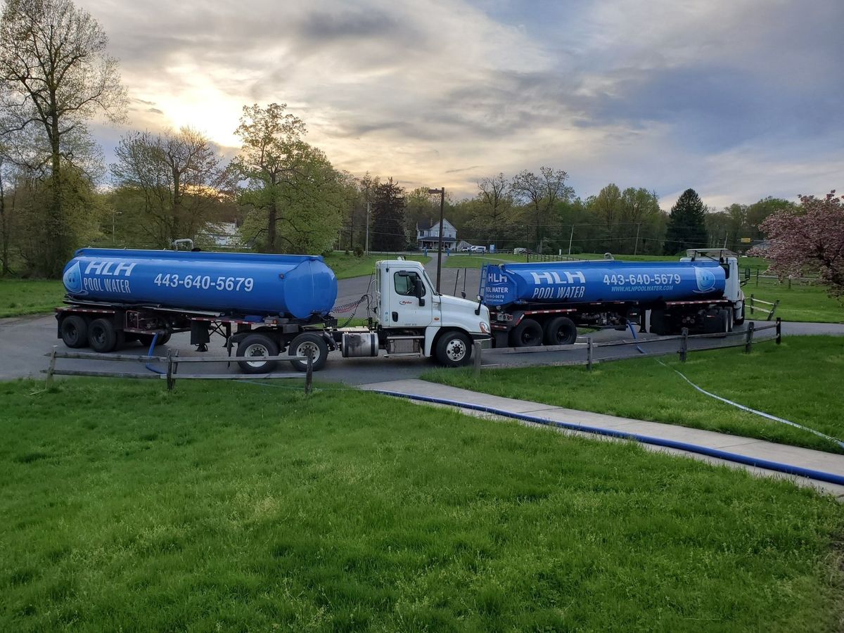 Tanker Delivery — Cockeysville, MD — HLH Pool Water