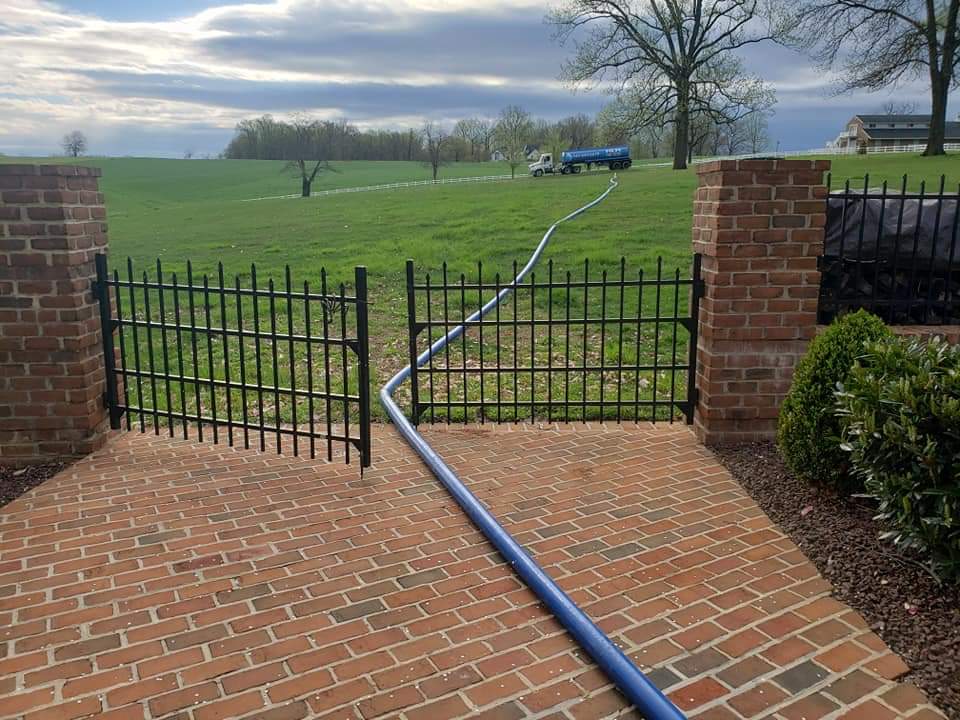 Water Hose to Fill Up the Pool — Cockeysville, MD — HLH Pool Water