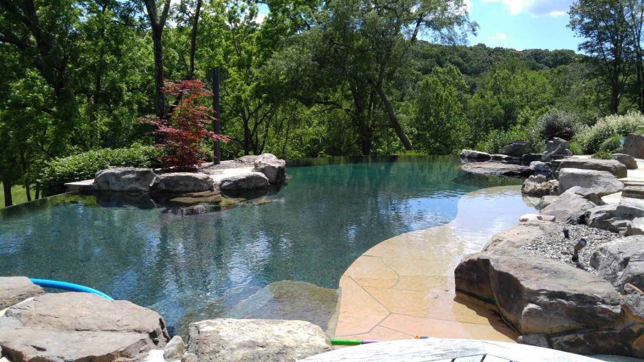 Human Made Pond — Cockeysville, MD — HLH Pool Water