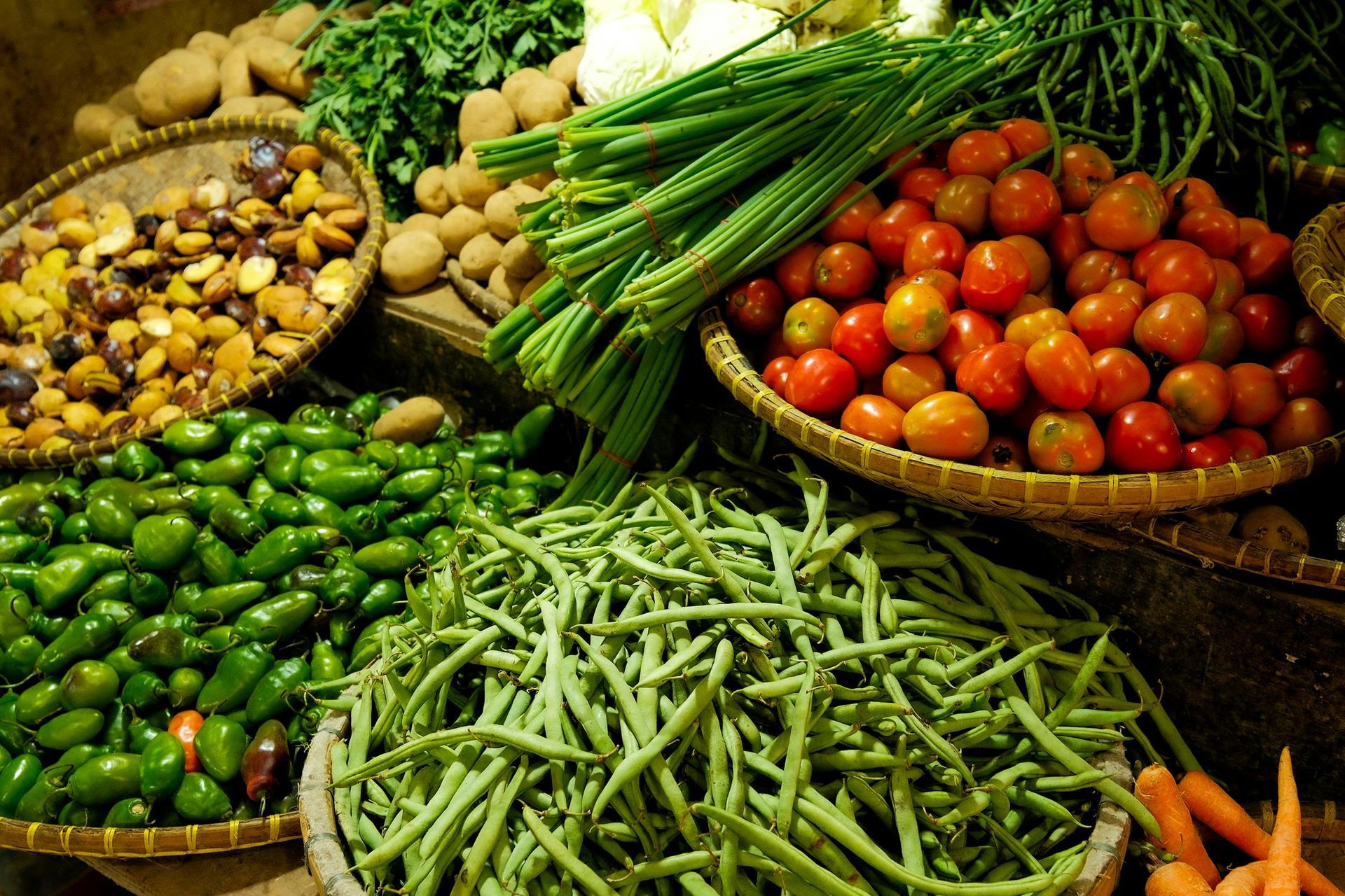 A delicious array of healthy vegtables