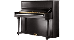 pianoforte verticale nero