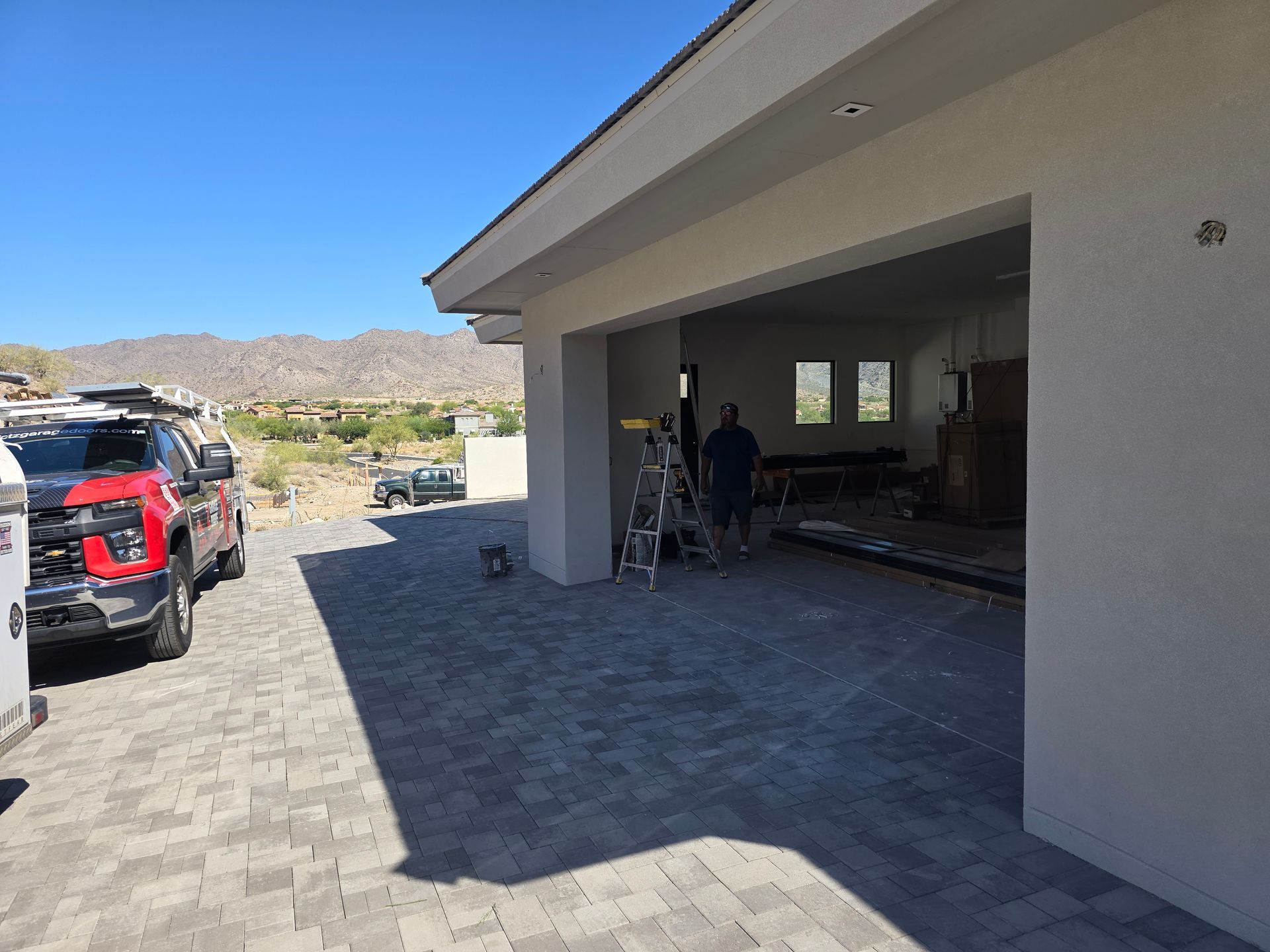 before new garage door installation
