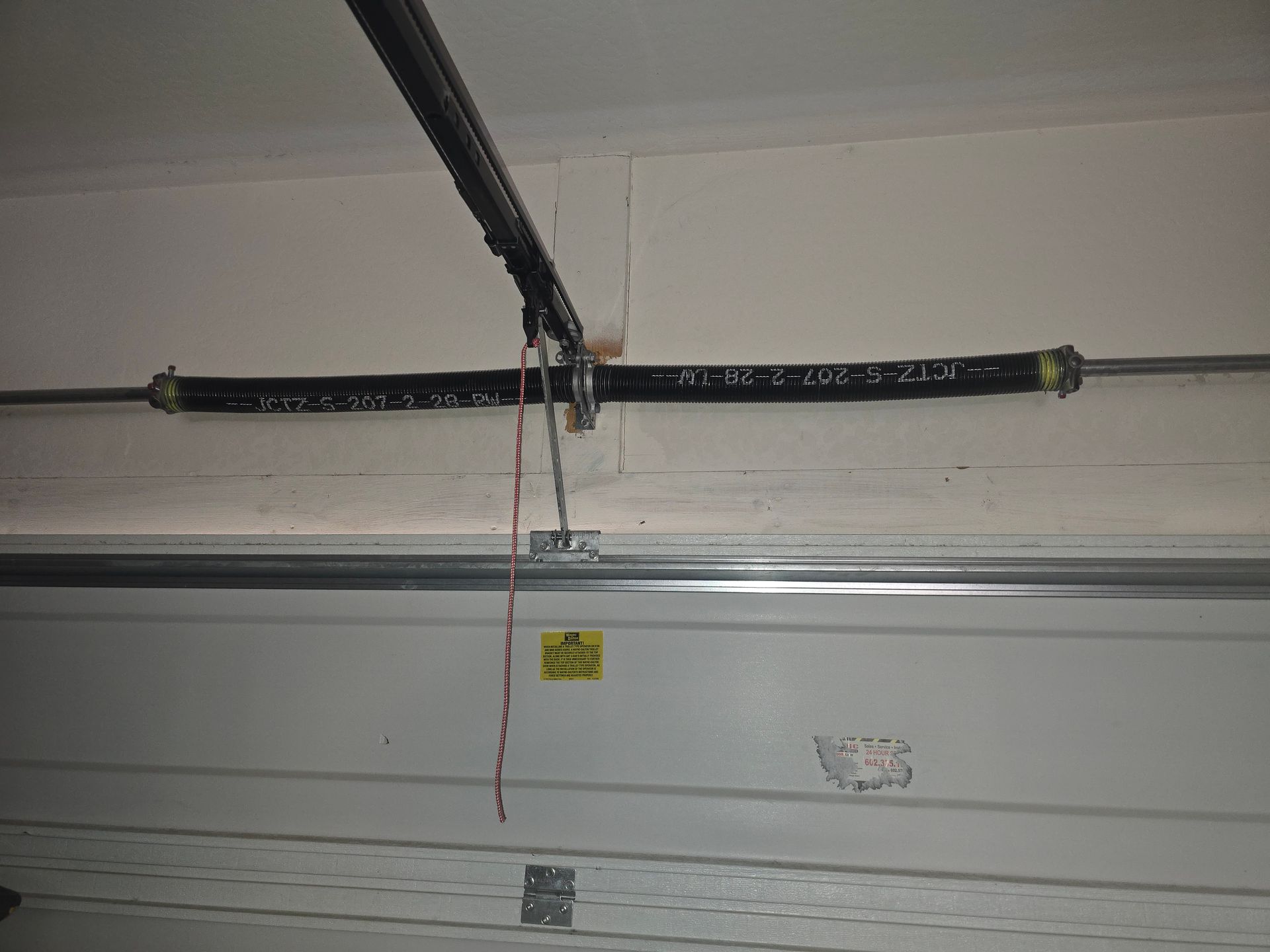 Brand-new-Garage-door-spring-replacement