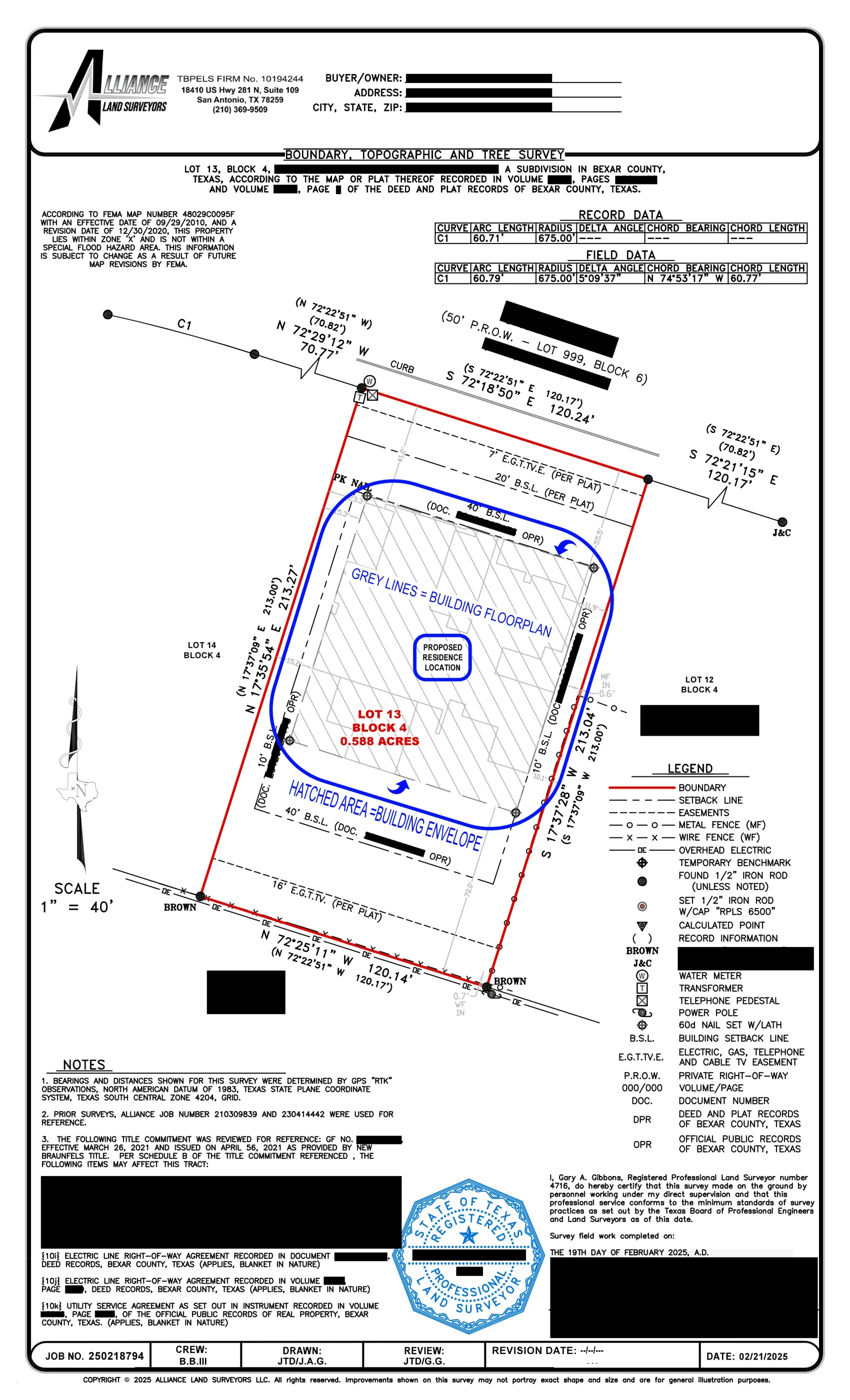 Sample Building Envelope Survey