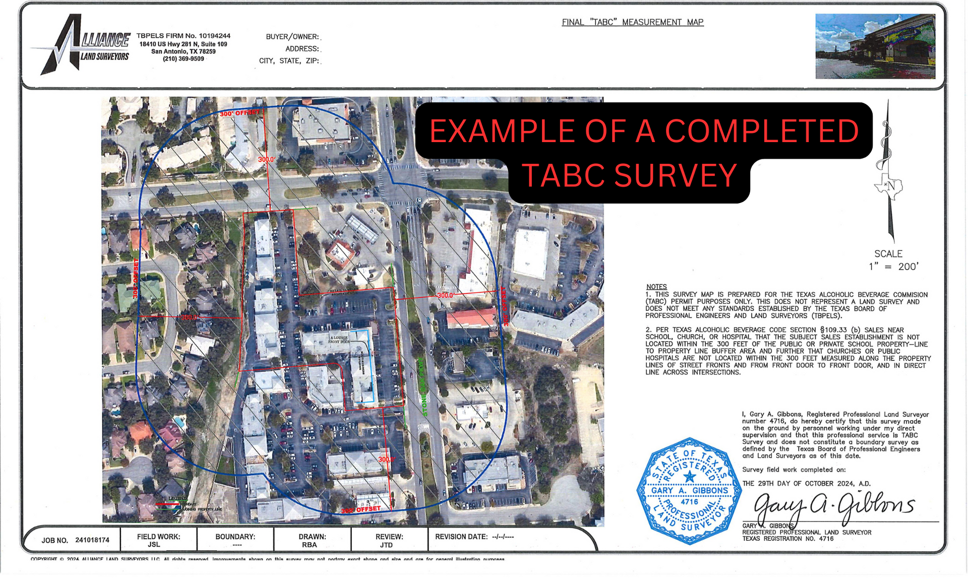 Sample TABC Survey - San Antonio TABC Surveyor