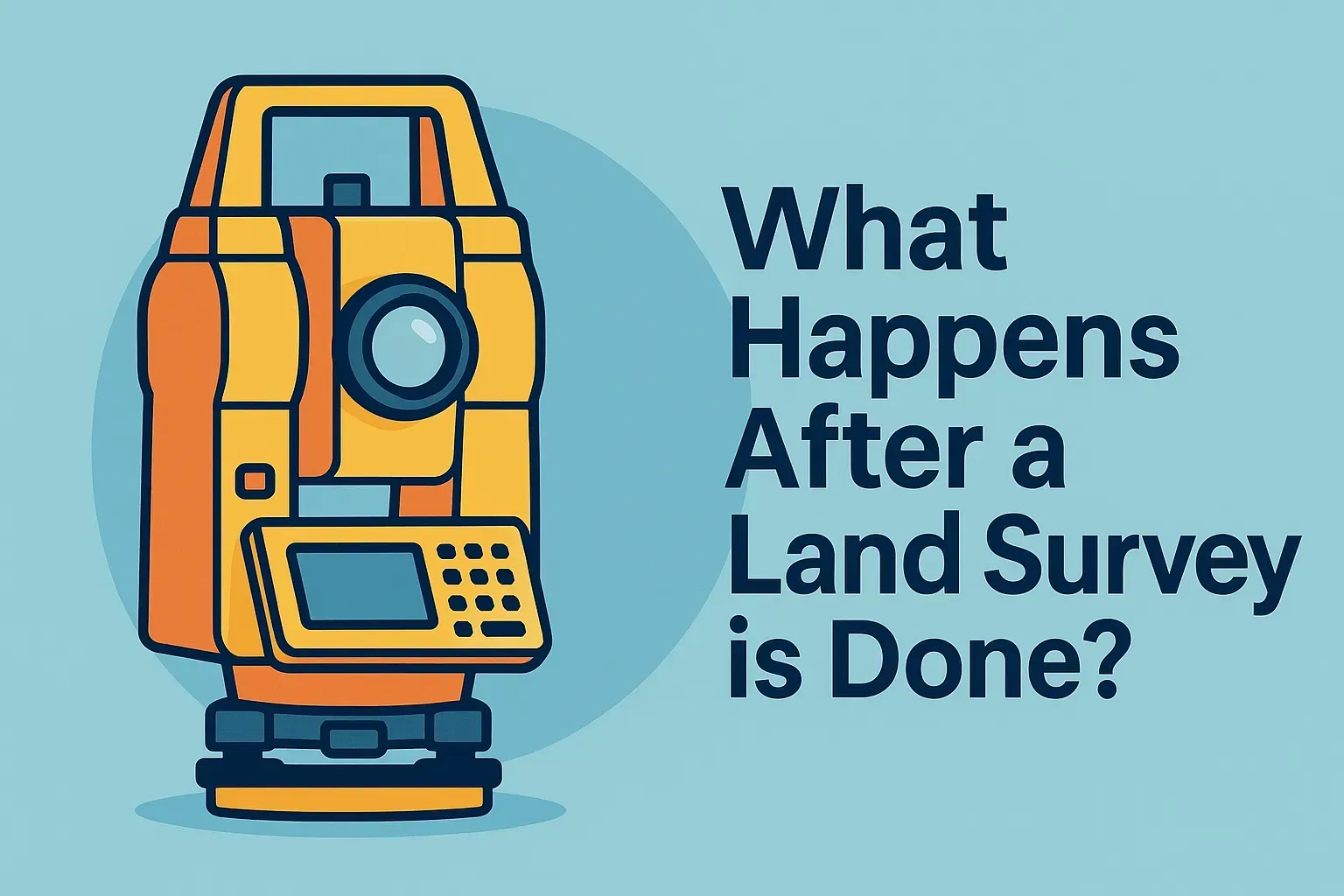 What Happens after a land survey is done?