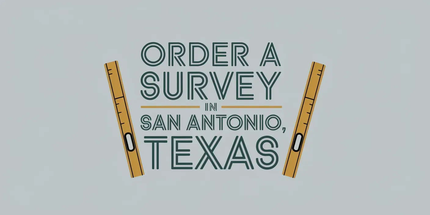 Order a Survey San Antonio Land Surveyor