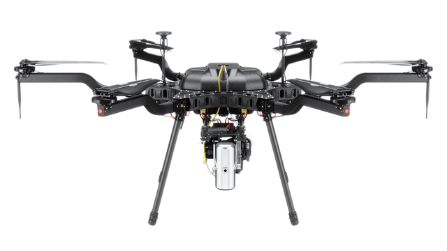 Front view of Harris Aerial Carrier H6 hybrid drone