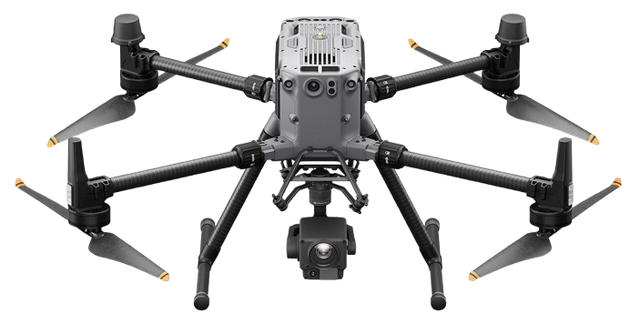 Front view of DJI Matrice 350 RTK drone