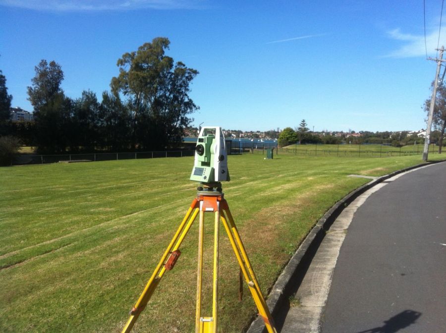 Professional land surveying equipment in Sydney