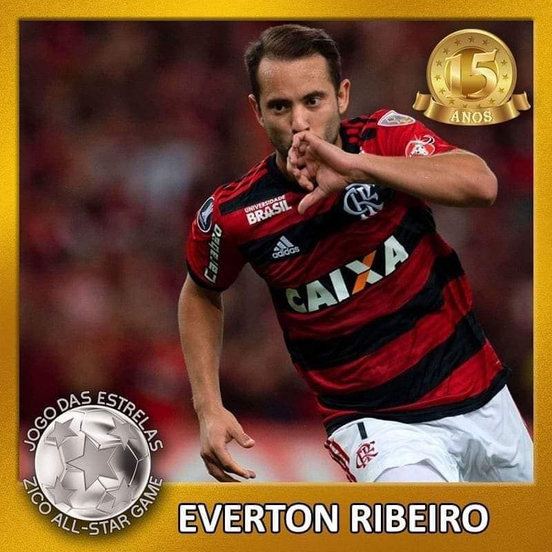 Everton Ribeiro, Zico All Star Game in Rio, Brazil with Adventure of Humanity