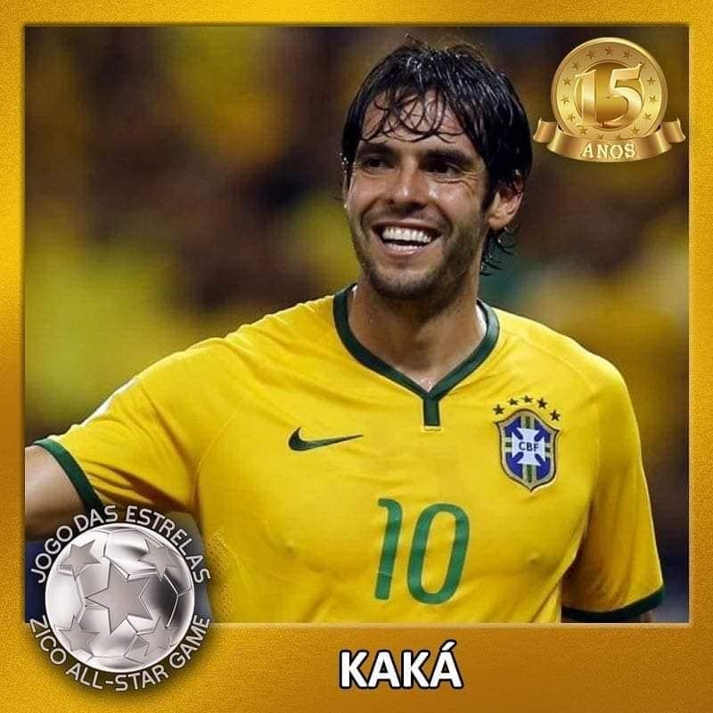 Kaká, Zico All Star Game in Rio, Brazil with Adventure of Humanity