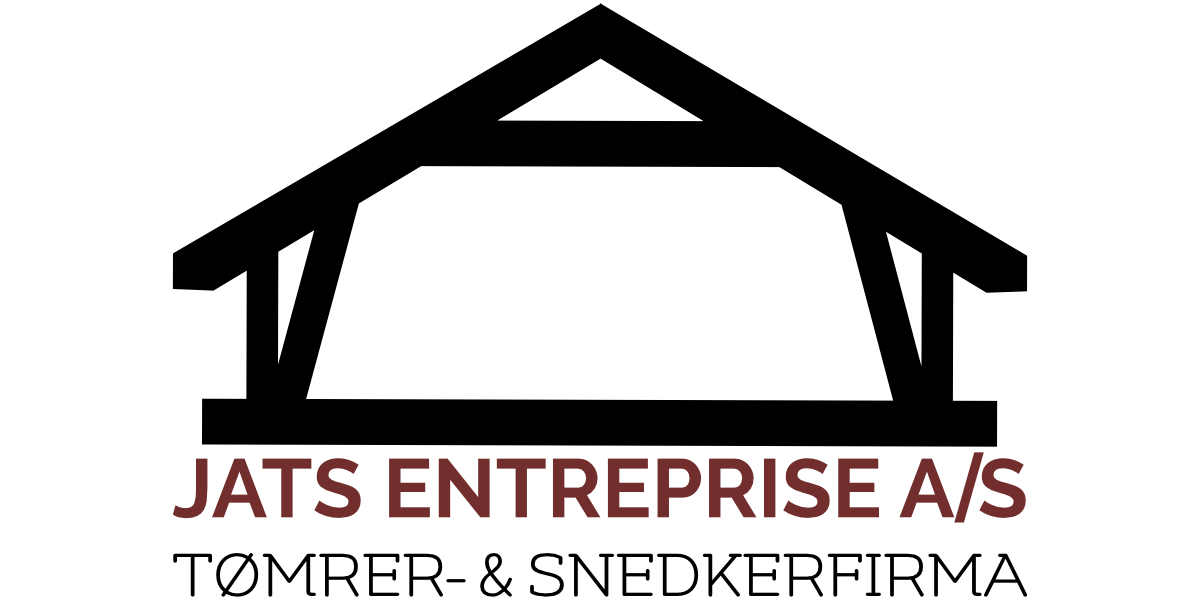 Et logo for en virksomhed kaldet jats entreprise a/s