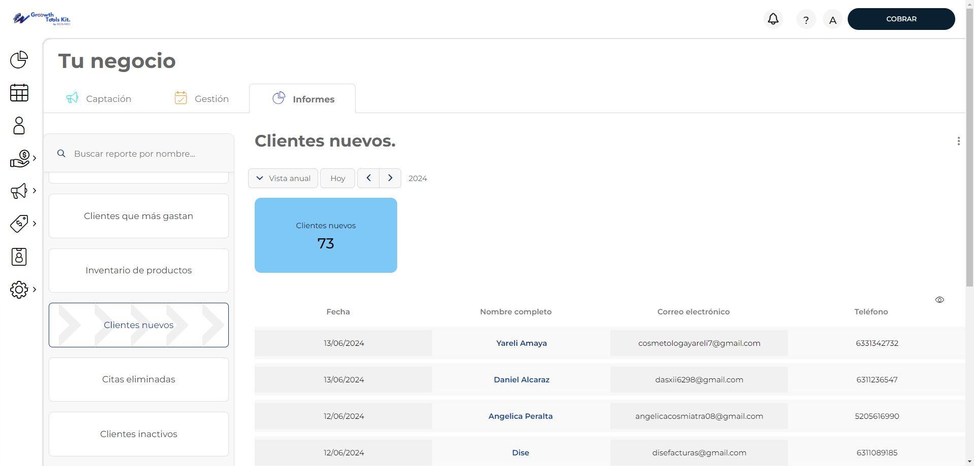 Una captura de pantalla de un sitio web con un cuadro azul en el medio de la pantalla.