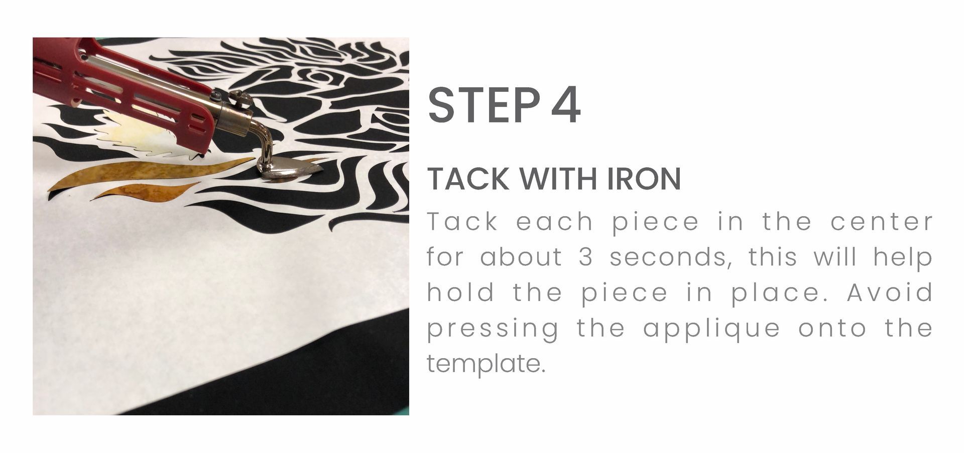 A step by step instruction on how to tack with iron