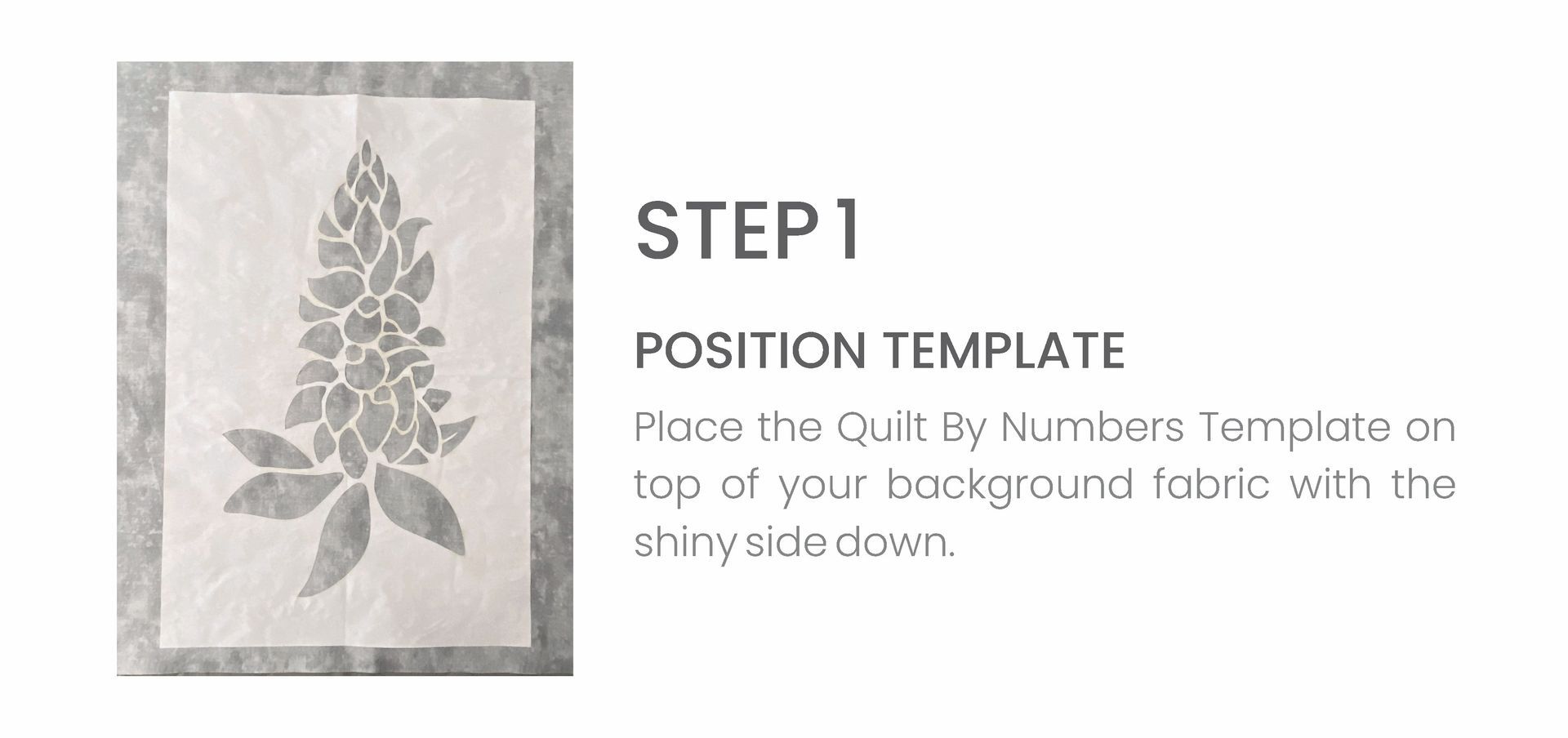 A picture of a plant with the words position template on it.