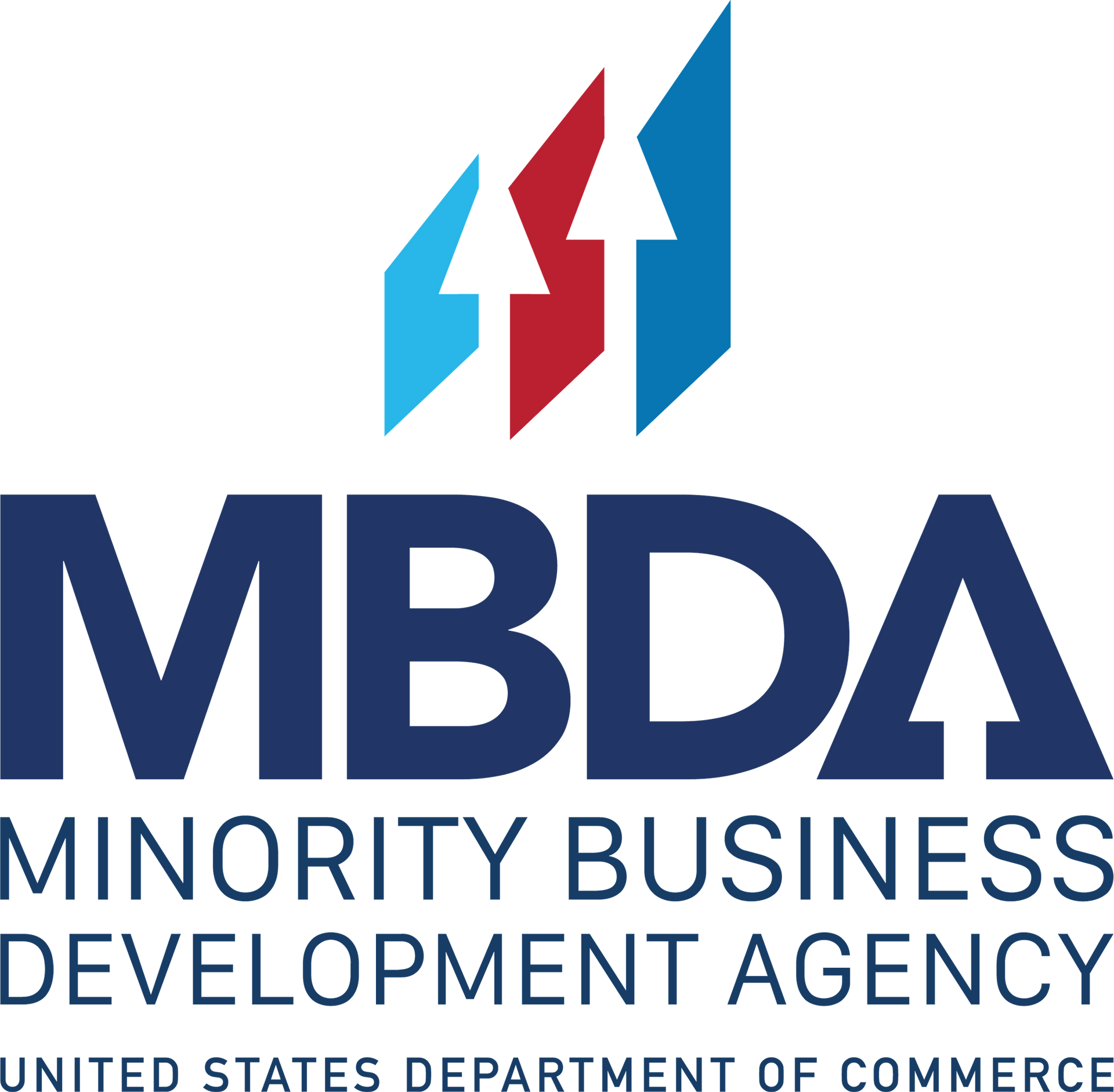 The logo for the minority business development agency united states department of commerce