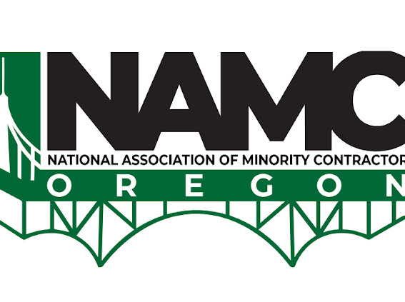 The logo for the national association of minority contractors in oregon