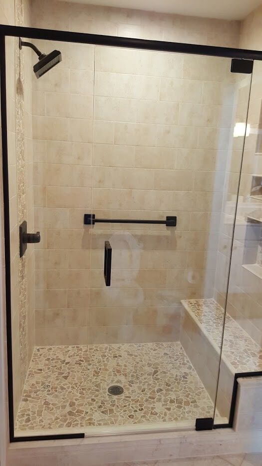 Framed Shower Enclosure - Glass Services in Des Moines, IA