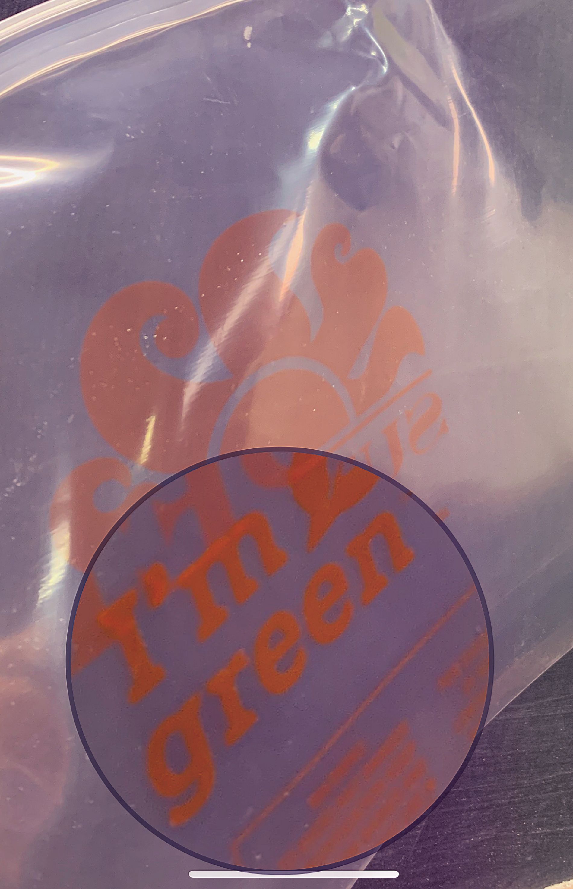 busta monodose trasparente