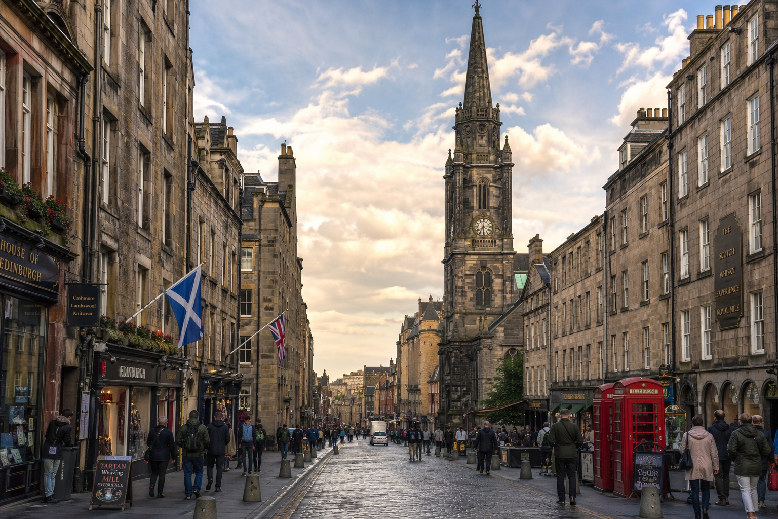 A wide-angle view of the University of Edinburgh's Old College courtyard, featuring classical stone architecture and lawn.