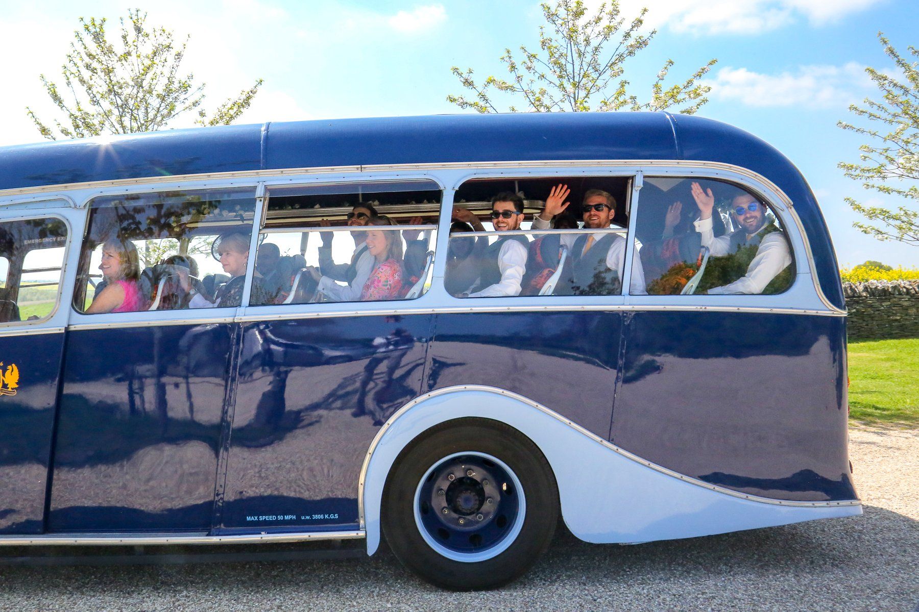 transport stone barn wedding