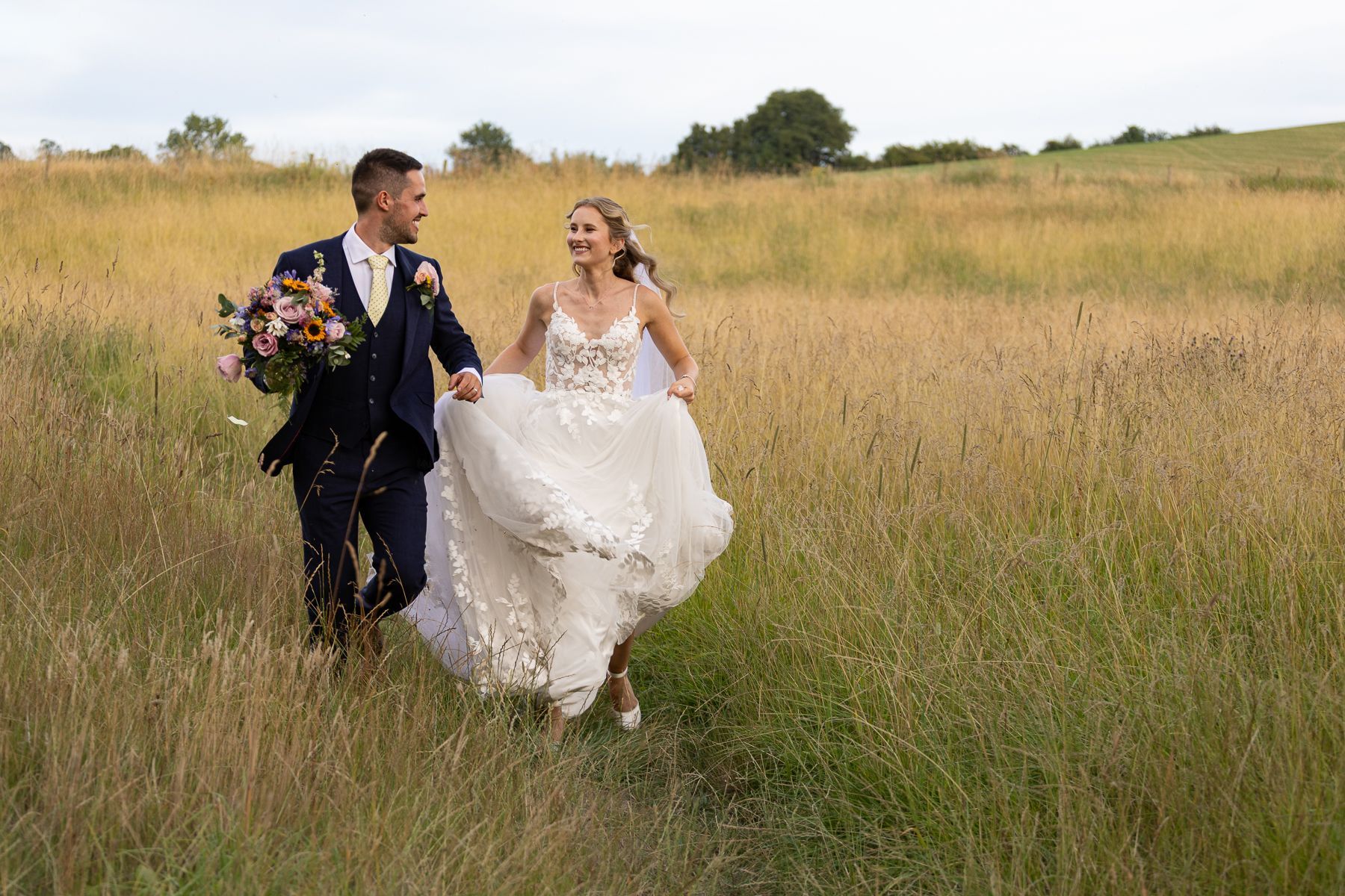 Isabelle & Tom's  Summer  Wedding at Priston Mill in July