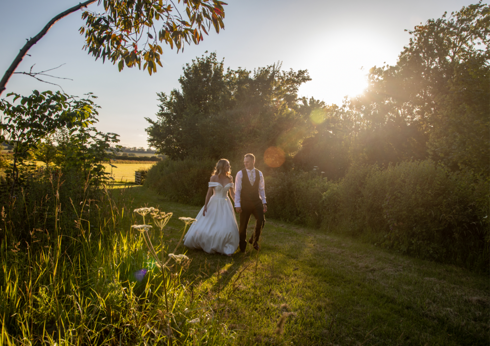 Hannah & George's Wedding at Alpheton Hall Barns in June