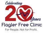 flagler free clinic 20 year anniversary logo