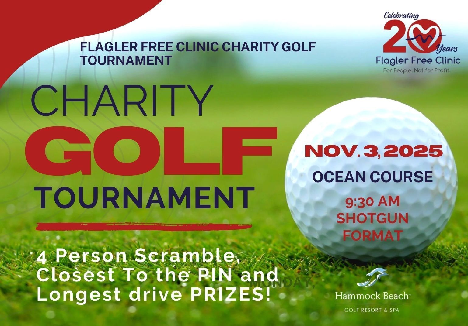 flagler free clinic charity golf tournament
