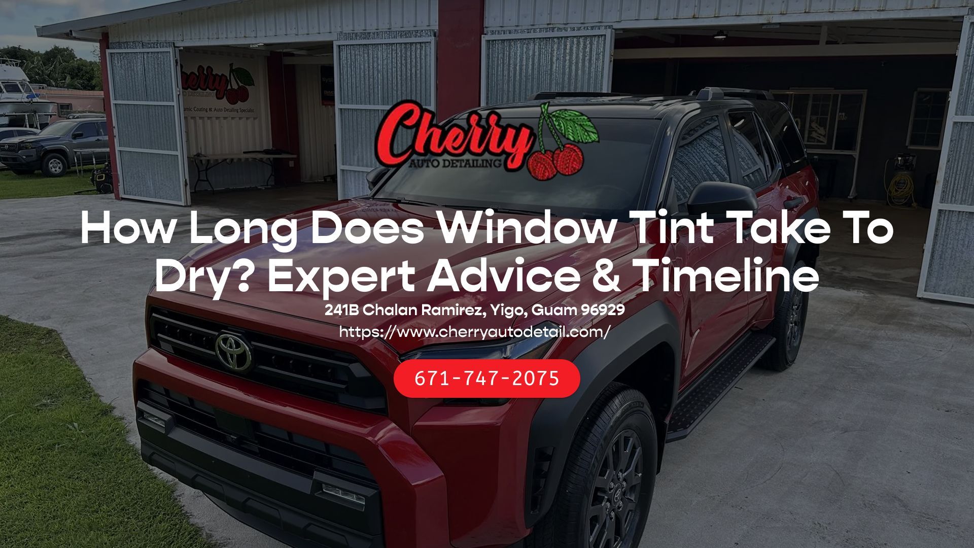 How Long Does Window Tint Take To Dry