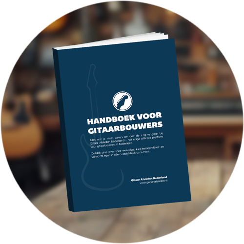 Elke bij Gitaar Afstellen Nederland aangesloten gitaarreparateur ontvangt van ons een handboek van bijna 100 pagina's – een spoedcursus gitaren afstellen, onderhouden en repareren.