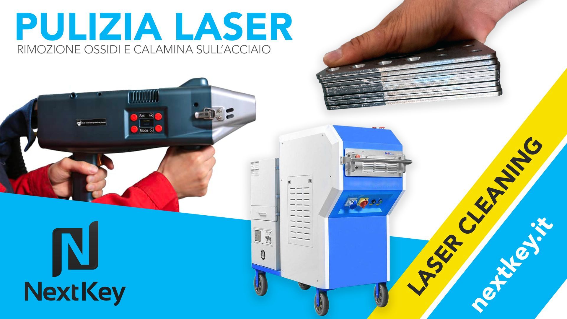 Pulitori laser metalli