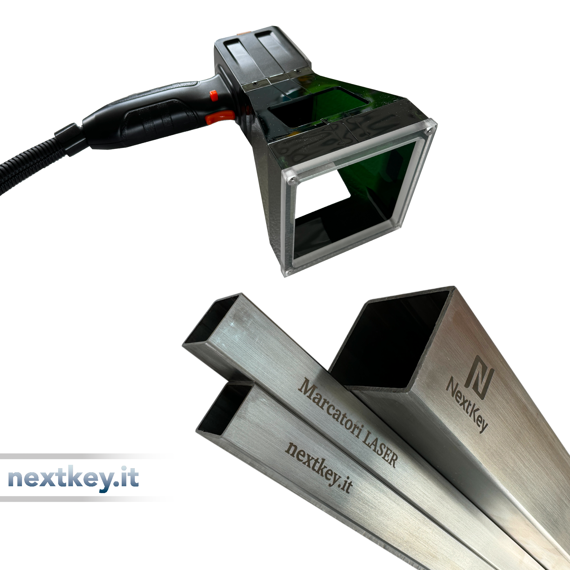 Marcatura laser Marcatori laser per tubi in acciaio