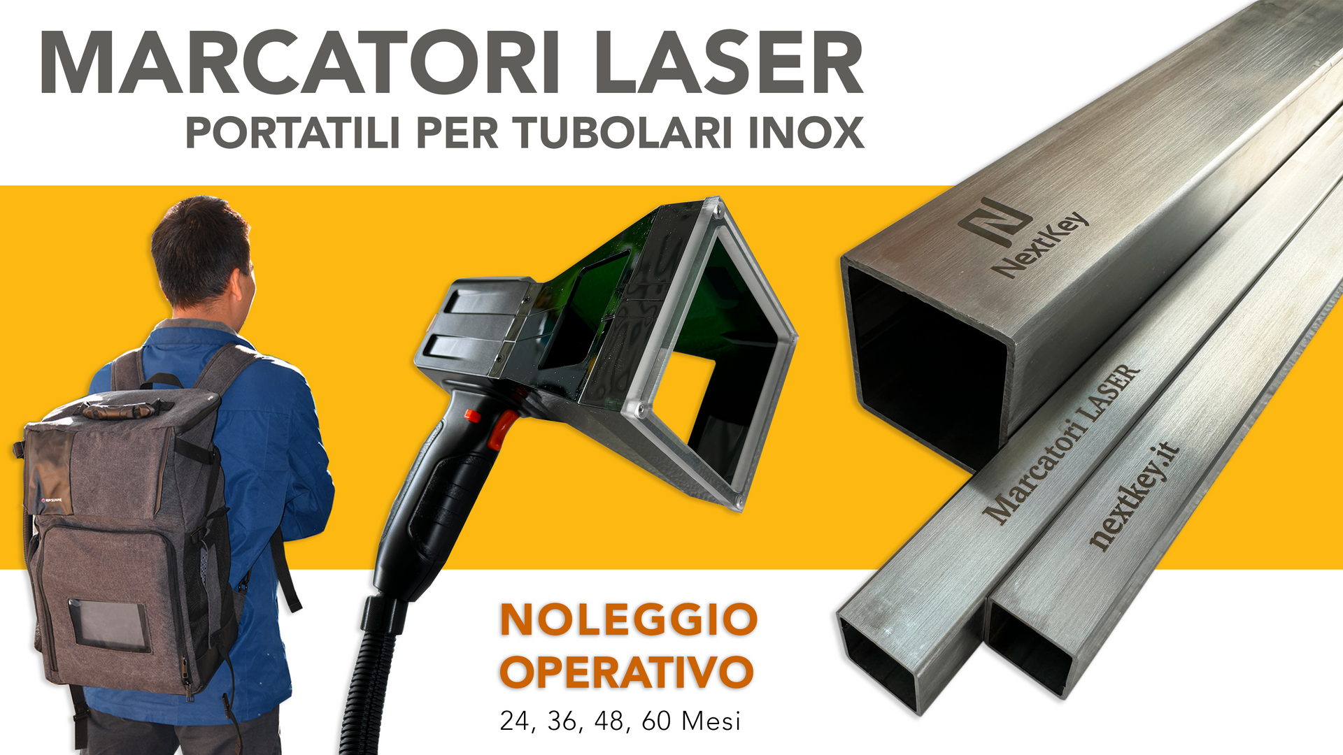 marcatura laser tubolari inox