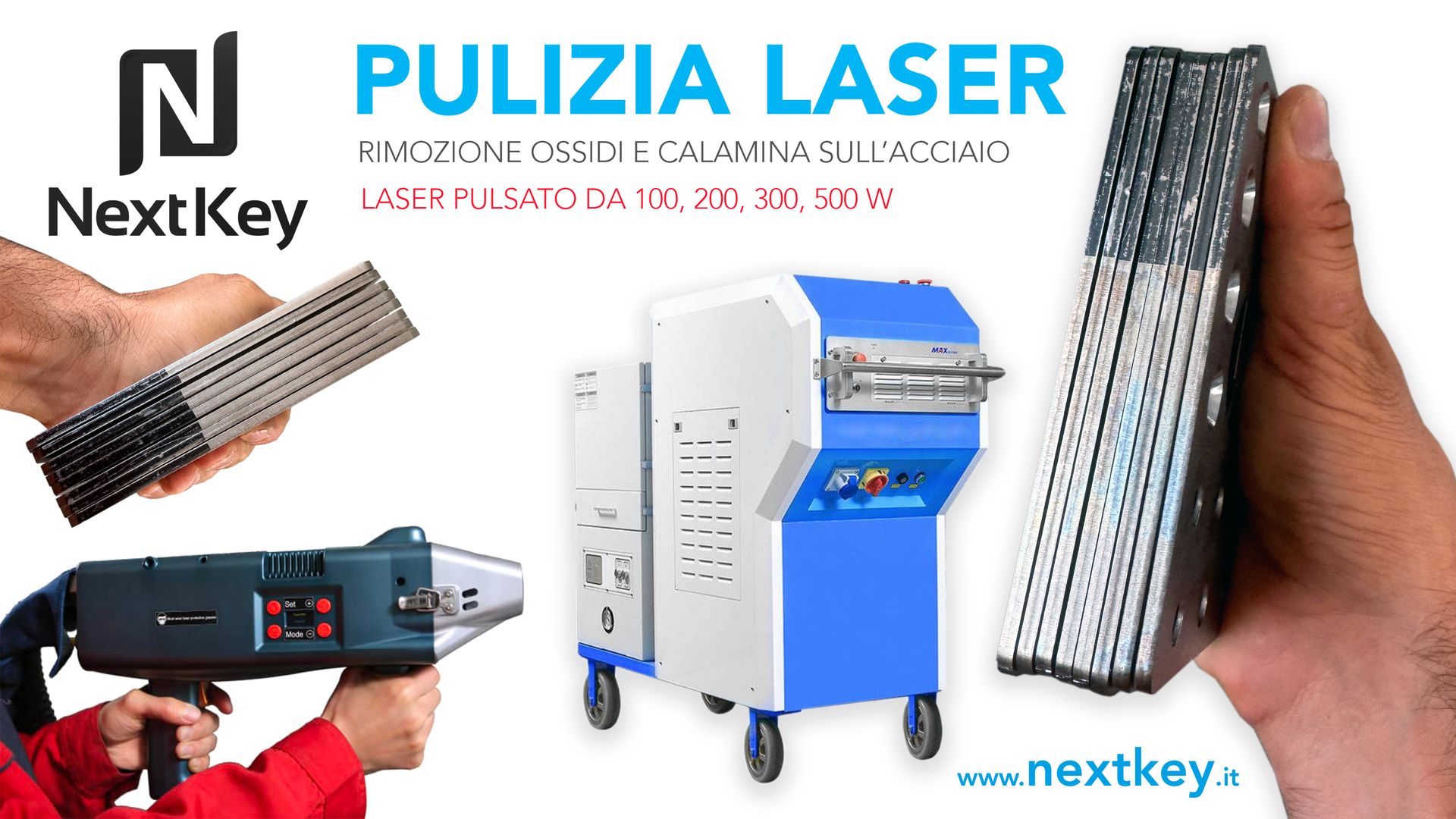 Vendita laser pulitura metalli