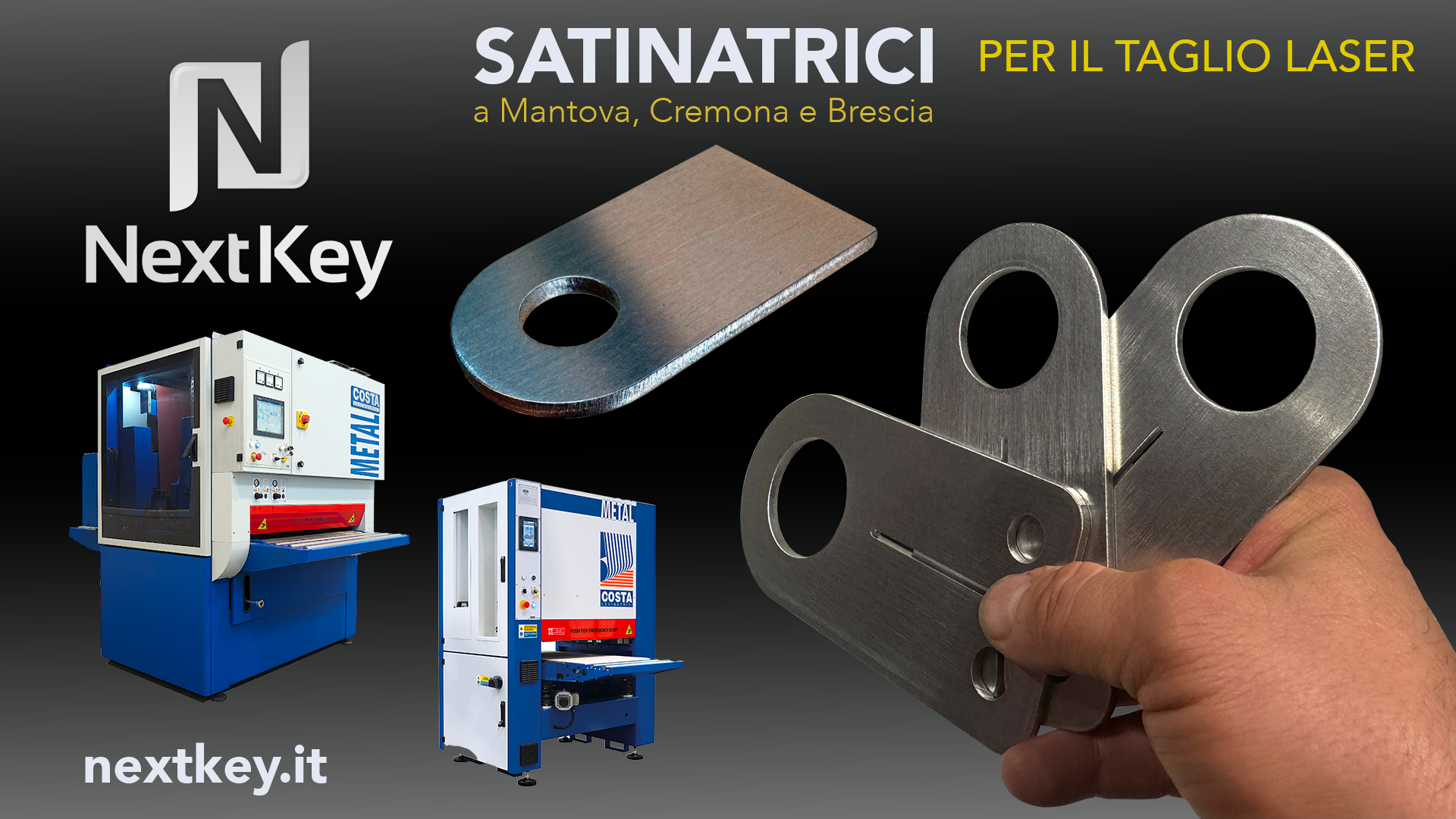 satinatrici per il ta laser